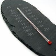 Teploměr břidlicový velký 42x15cm- VYŘAZENO