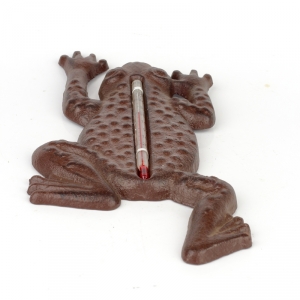 Teploměr žába litina 23x12cm