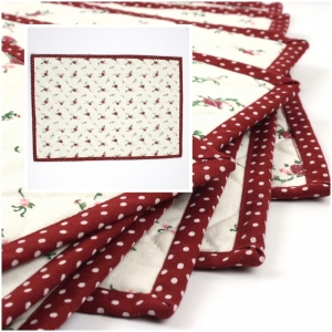 Textilní prostírání na stůl kytičky 33x48cm