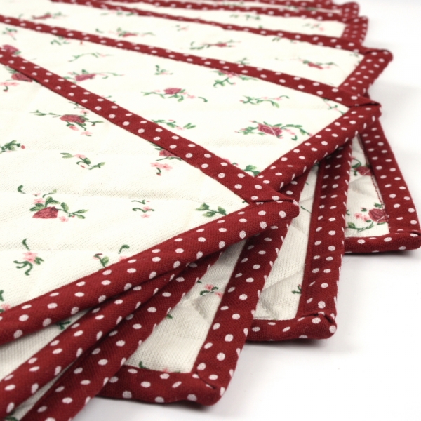 Textilní prostírání na stůl kytičky 33x48cm 