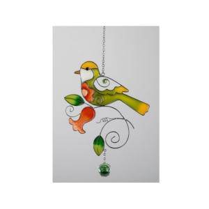 Tiffany závěsný ptáček