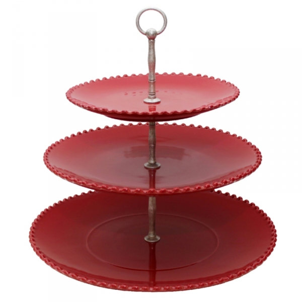 Třípatrový etažér 33cm COSTA NOVA RUBI