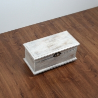 Truhla dřevěná s patinou 40x19x17 cm