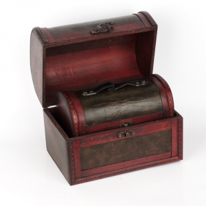 Truhla dřevěná -  sada 2ks dek5334