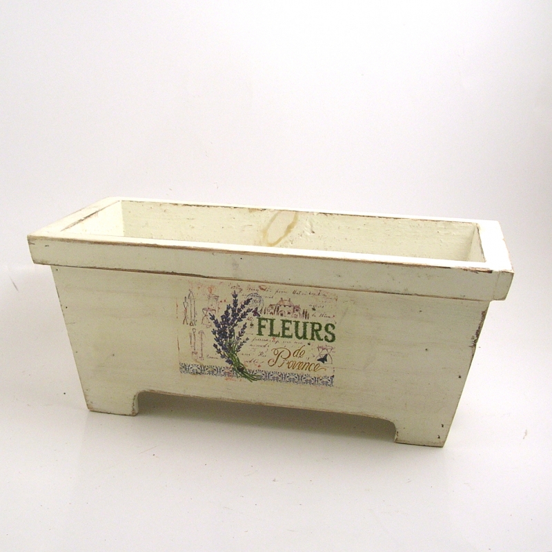 Truhlík dřevěný na kytky 29,5x16x12,5cm