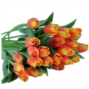 Tulipán umělý dvoubarevný 40cm