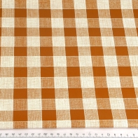Ubrus omyvatelný 110x140cm hnědá kostka