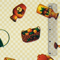 Ubrus PVC 110x140 cm jablíčka a konvičky