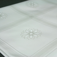 Ubrus PVC bílý 110x140cm