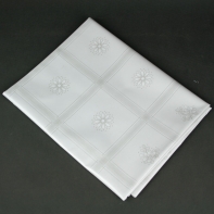 Ubrus PVC bílý 110x140cm