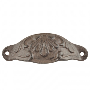 Úchytka na nábytek zdobená kapsa 11x4cm