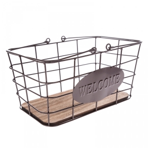 Úložný košík kovový