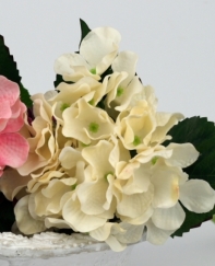 Umělá hortenzie bílá 35cm
