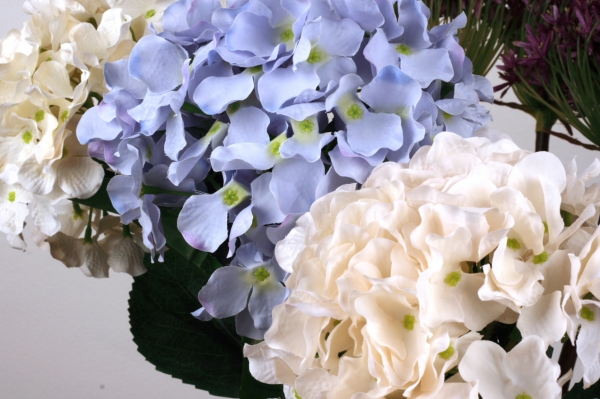 Umělá hortenzie modrá 72cm