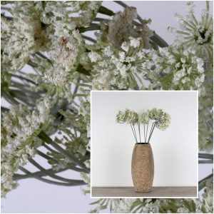 Umělá květina bílý anýz 59cm