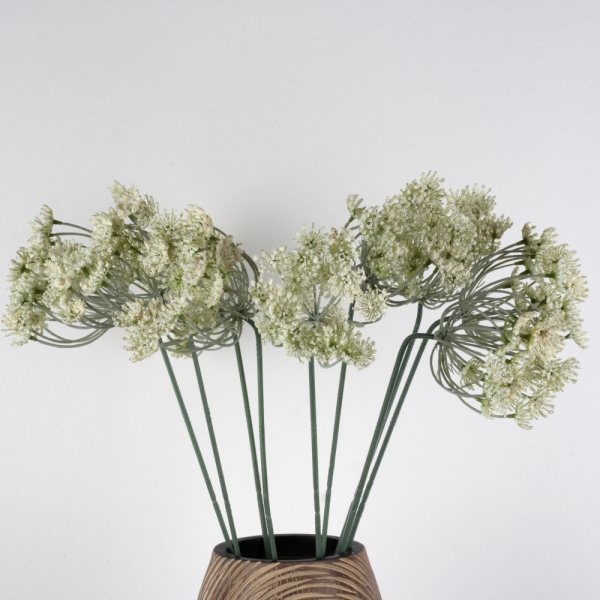 Umělá květina bílý anýz 59cm