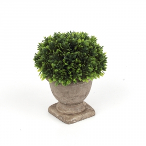 Umělá květina buxus v květináči 12x15x12cm