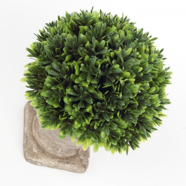 Umělá květina buxus v květináči 12x15x12cm