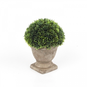 Umělá květina buxus v květináči 15x19x15cm