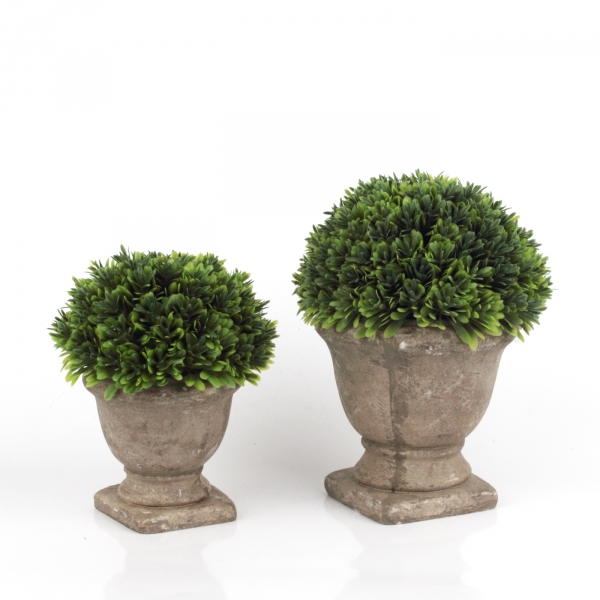 Umělá květina buxus v květináči 15x19x15cm