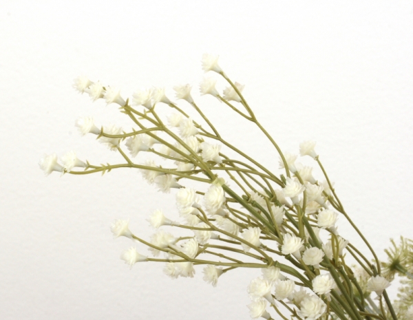 Umělá květina Gypsophila krémová 60cm