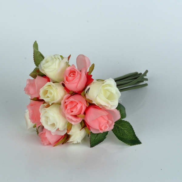 Umělá kytice růží 30cm