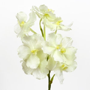 Umělá orchidej 70 cm bílá