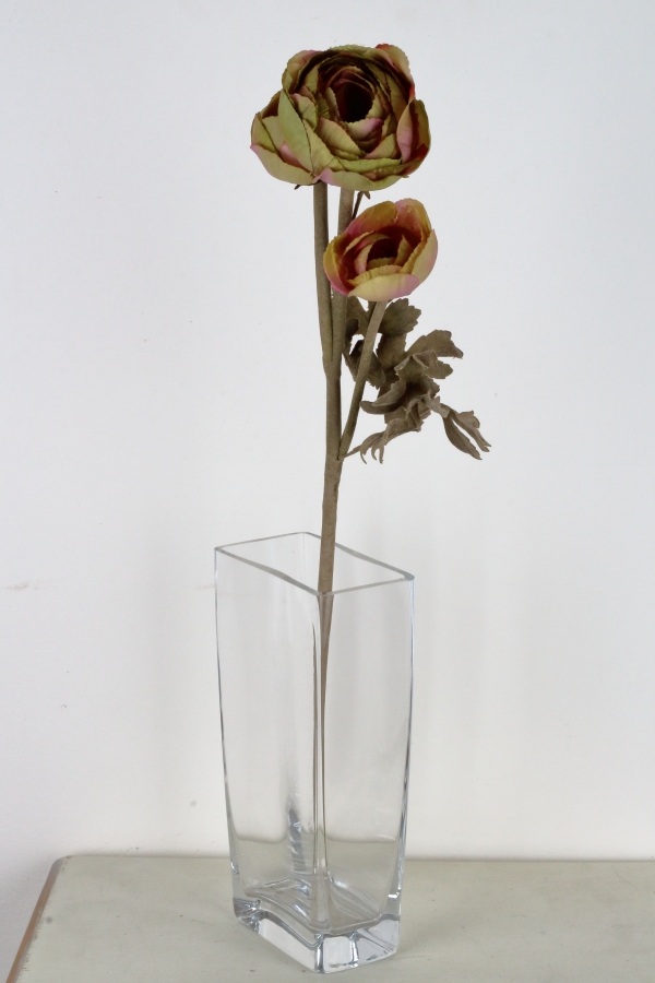 Umělé květiny pryskyřník hnědý 72cm