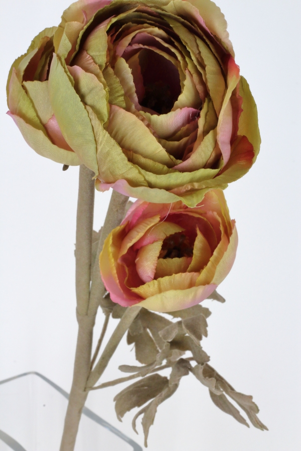 Umělé květiny pryskyřník hnědý 72cm