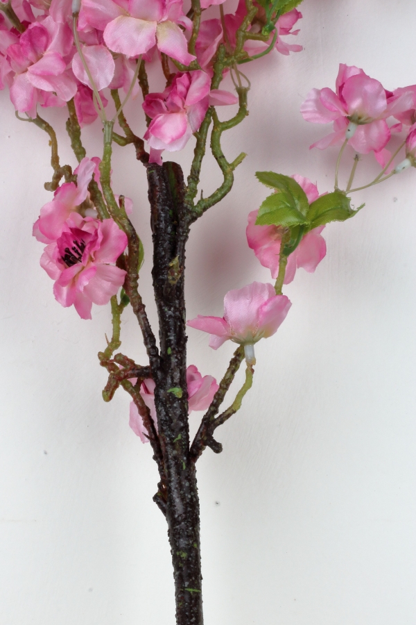 Umělé květiny větev třešně růžová 60cm