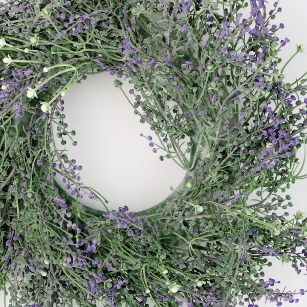 Umělý věnec z levandule 30cm