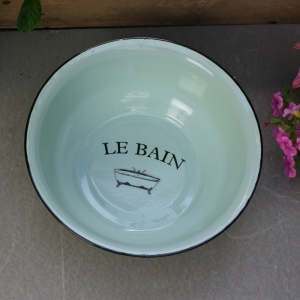 Umyvadlo smalt tyrkys pr. 32cm