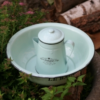 Umyvadlo smalt tyrkys pr. 32cm