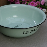 Umyvadlo smalt tyrkys pr. 32cm