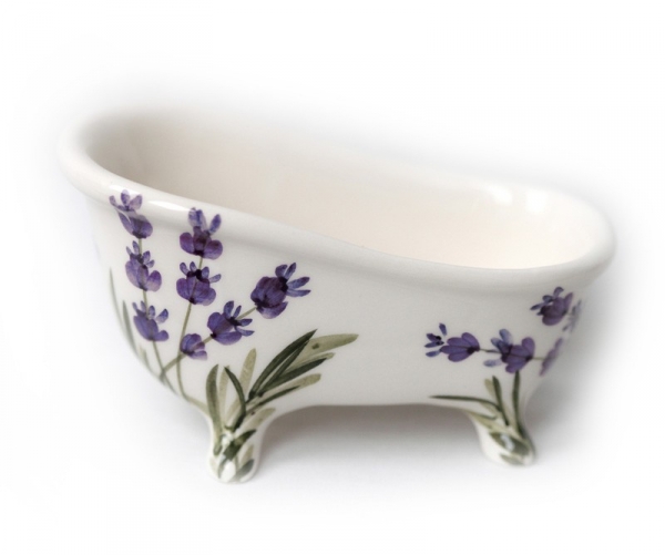 Vanička na mýdlo levandule 14,5x7,5x7cm