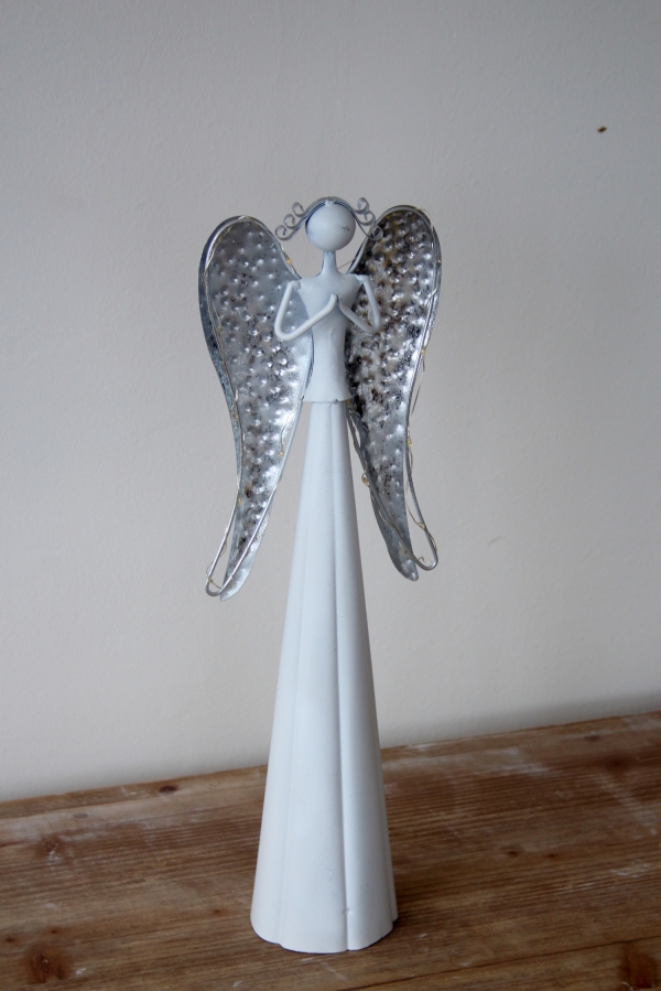 Vánoční anděl modlící se LED