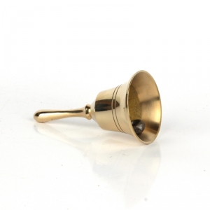 Vánoční andělský zvon zlatý 11cm