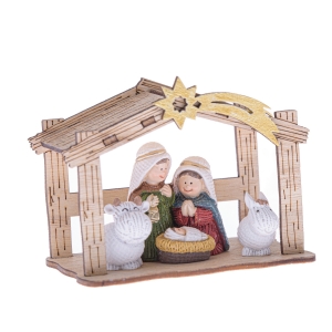 Vánoční betlém 7,2 x 9,5 x 6 cm 