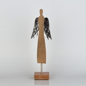 Vánoční dekorace anděl dřevěný 36,5cm