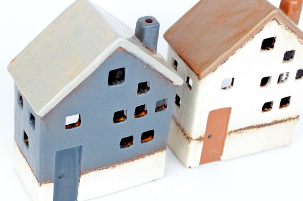 Vánoční dekorace domeček 15x6x12cm