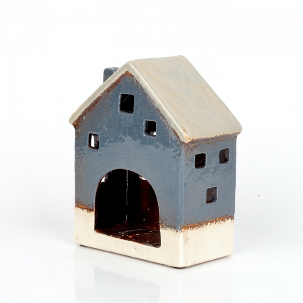 Vánoční dekorace domeček 15x6x12cm