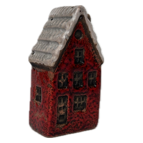 Vánoční dekorace domeček 3x2x7cm Typ A