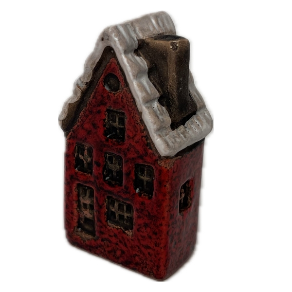 Vánoční dekorace domeček 3x2x7cm Typ A