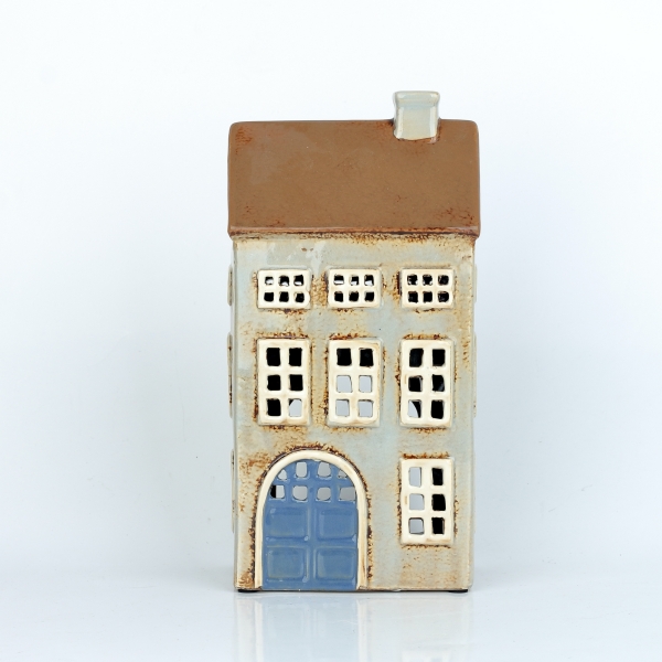 Vánoční dekorace domečky 12,5x26x8,6cm C