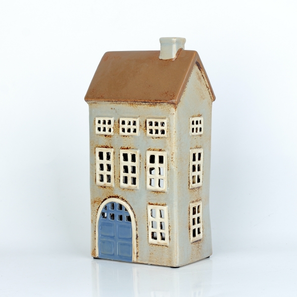 Vánoční dekorace domečky 12,5x26x8,6cm C