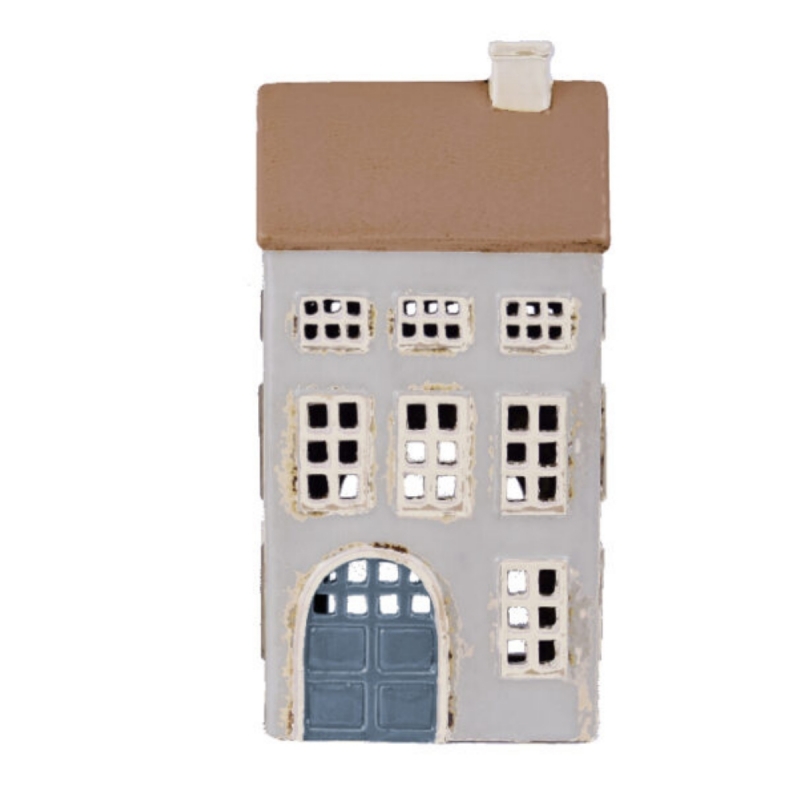 Vánoční dekorace domečky 12,5x26x8,6cm C