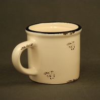 Vánoční dekorace - kalíšek na svíčku 8,5 cm