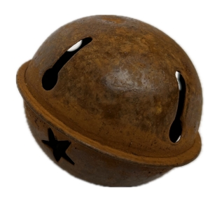 Vánoční dekorace Rolnička - rezavá 