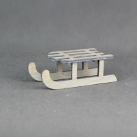 Vánoční dekorace sáně 15cm