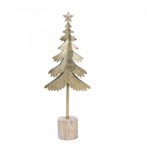 Vánoční dekorace strom na podstavci 20x52x7cm